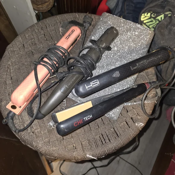 4 Hair Straightener Bundle Deal .. Chi, Amika, HSI, & Remington